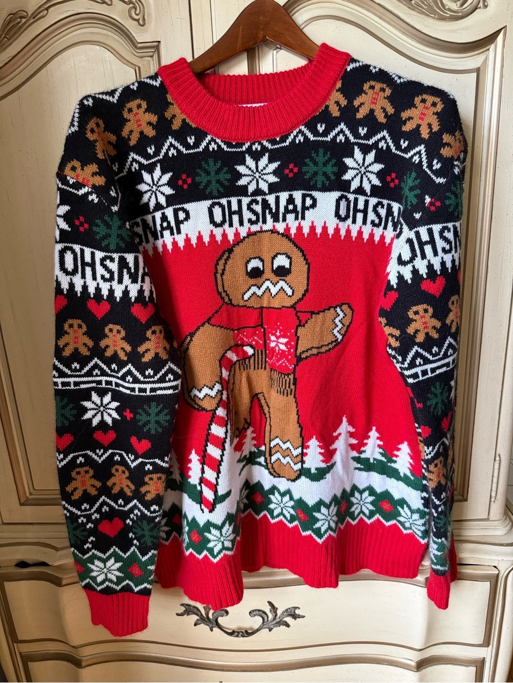 Gingerbread Novelty Holiday Sweater